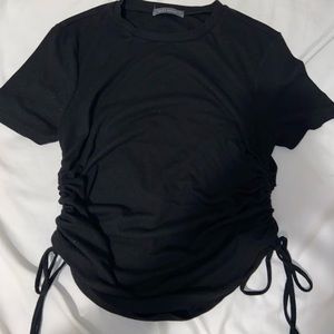 suzy shier side tie top